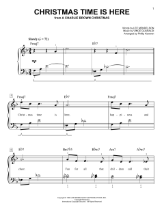 Christmas Time Is Here von Lee Mendelson (Download) 