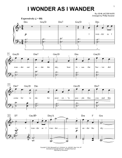 I Wonder As I Wander von John Jacob Niles (Download) 