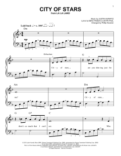 City Of Stars von Benj Pasek (Download) 