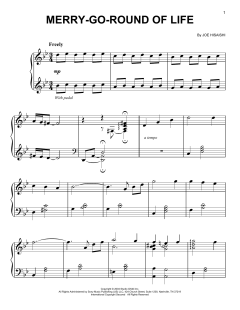 Merry-Go-Round Of Life von Joe Hisaishi (Download) 