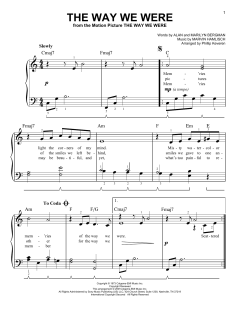 The Way We Were von Barbra Streisand (Download) 