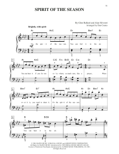 Spirit Of The Season von Glen Ballard (Download) 