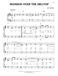 Mansion Over The Hilltop von Elvis Presley (Download) 