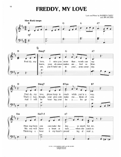 Freddy, My Love von Jim Jacobs (Download) 