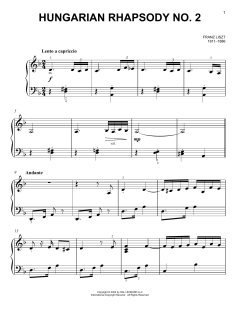 Hungarian Rhapsody No. 2 (Download) 