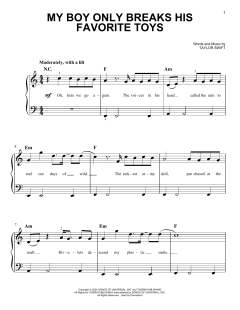 My Boy Only Breaks His Favorite Toys von Taylor Swift (Download) 