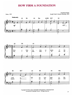 How Firm a Foundation von Joseph Funk (Download) 