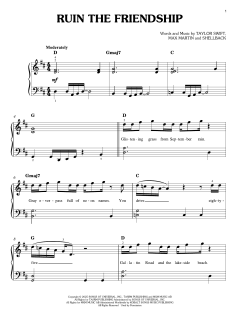 Ruin The Friendship von Taylor Swift (Download) 