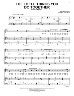 The Little Things You Do Together von Stephen Sondheim (Download) 