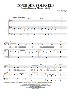 Consider Yourself von Lionel Bart (Download) 