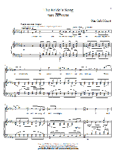 The Bride's Song von Gian Carlo Menotti (Download) 