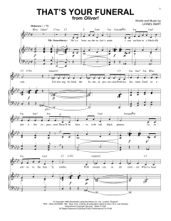 That's Your Funeral von Lionel Bart (Download) 