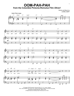Oom-Pah-Pah von Lionel Bart (Download) 