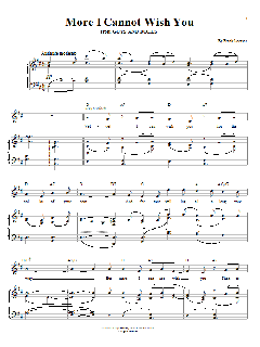More I Cannot Wish You von Frank Loesser (Download) 