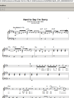 Hard To Say I'm Sorry von Chicago (Download) 