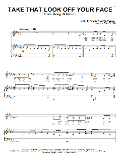 Take That Look Off Your Face von Andrew Lloyd Webber (Download) 
