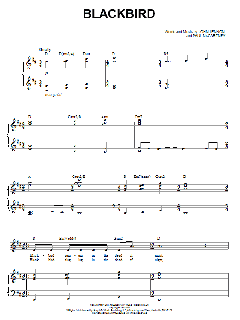 Blackbird von The Beatles (Download) 