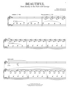 Beautiful von Stephen Sondheim (Download) 