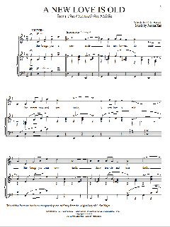 A New Love Is Old von Jerome Kern (Download) 