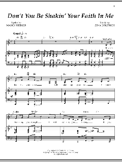 Don't You Be Shakin' Your Faith In Me von Marcy Heisler (Download) 