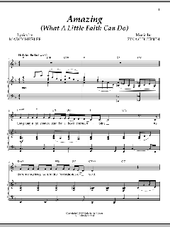 Amazing (What A Little Faith Can Do) von Marcy Heisler (Download) 