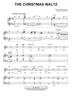 The Christmas Waltz von Sammy Cahn (Download) 