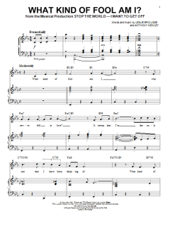 What Kind Of Fool Am I? von Leslie Bricusse (Download) 