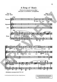 Lied von der Musik von Paul Hindemith 