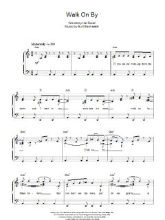 Walk On By von Dionne Warwick (Download) 