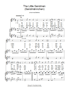 Sandmannchen (The Little Sandman) von Johannes Brahms (Download) 