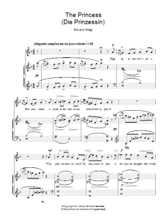 The Princess (Die Prinzessin) von Edvard Grieg (Download) 