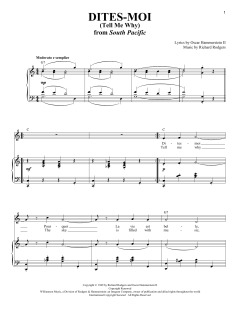 Dites-Moi (Tell Me Why) von Rodgers & Hammerstein (Download) 
