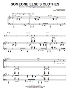 Someone Else's Clothes von Jason Robert Brown (Download) 
