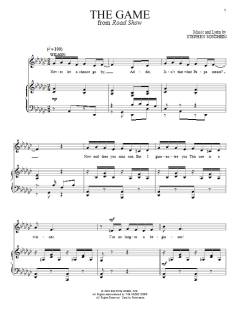 The Game von Stephen Sondheim (Download) 