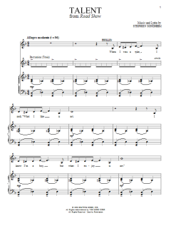 Talent von Stephen Sondheim (Download) 