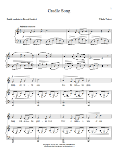 Cradle Song von Wilhelm Taubert (Download) 