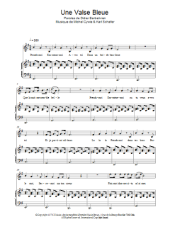 Une Valse Bleue von Didier Barbelivien (Download) 