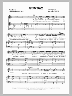 Sunday von Didier Barbelivien (Download) 