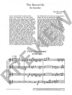 Die Bassariden von Hans Werner Henze 