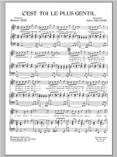 C'est Toi Le Plus Gentil von Henri Salvador (Download) 