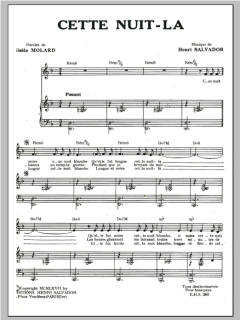Cette Nuit La von Henri Salvador (Download) 