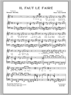 Il Faut Le Faire von Henri Salvador (Download) 