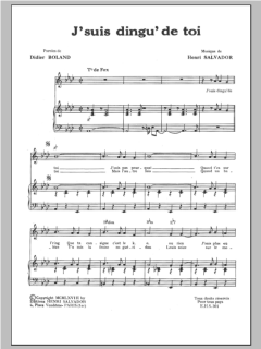 J Suis Ding De Toi (Aka J'suis Dingu' De Toi) von Henri Salvador (Download) 
