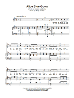 Alice Blue Gown von Edith Day (Download) 