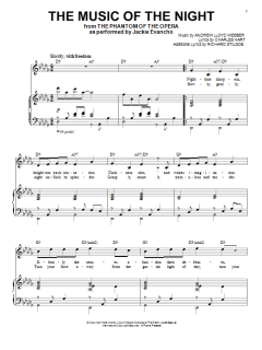 The Music Of The Night von Andrew Lloyd Webber (Download) 