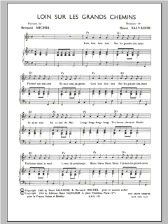 Sur Les Grands Chemins von Henri Salvador (Download) 