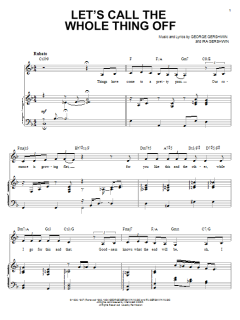 Let's Call The Whole Thing Off von Ira Gershwin (Download) 