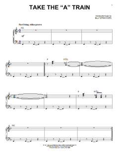 Take The "A" Train von Billy Strayhorn (Download) 