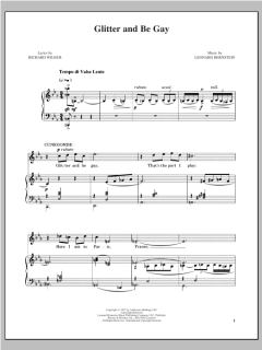 Glitter And Be Gay von Leonard Bernstein (Download) 