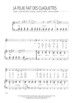 La Pluie Fait Des Claquettes von Claude Nougaro (Download) 